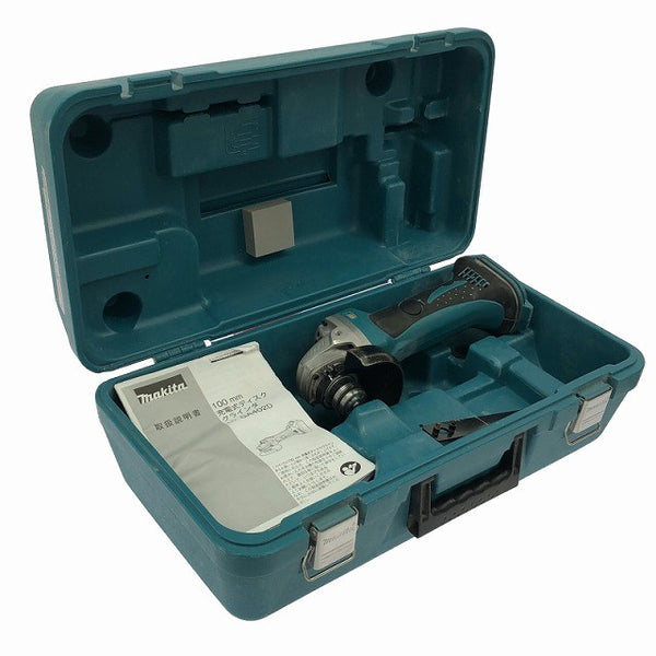 ☆中古品☆makita マキタ 18V 100mm 充電式ディスクグラインダー GA402D 本体＋ケース付 コードレス ディスクサンダー 研磨機135554 - 2
