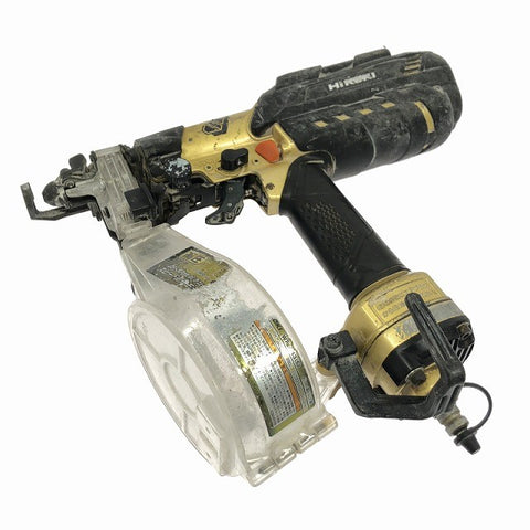 ☆中古品☆HIKOKI ハイコーキ 41mm 高圧 ねじ打機 WF4H3(S) ねじ打ち機 ビス打機 ターボドライバー エアツール 大工道具129626 - 0