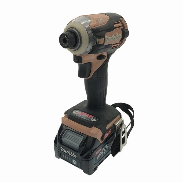 ☆中古品 限定色☆makita マキタ 40Vmax 充電式インパクトドライバー TD001GDXFC オレンジ/フレッシュカッパー フルセット117731 - 4