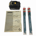 ☆中古品☆makita マキタ 18V 充電式レシプロソー JR188DZ バッテリ1個(18V6.0Ah) 純正替刃9本(未使用) ケース付135859 - 9