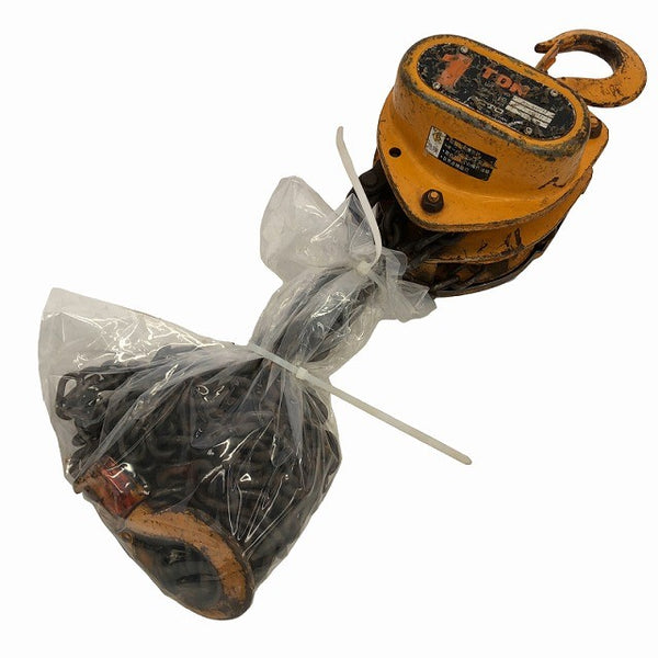 ☆中古品2個セット☆KITO キトー チェーンブロック CB010 M3形 荷重1.0ton/1ton 揚程2.5m 手動式 チェンブロック 吊り具 荷揚げ135819 - 2