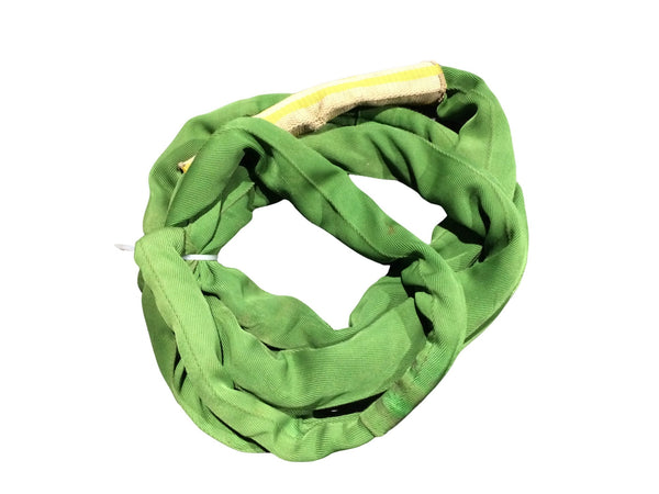 ☆中古品7本セット☆NAROC ナロック ラウンドスリング E型 緑 HE-W020 2ton 1m 2m 3m 4m 両アイタイプ ナイロンスリング 玉掛け129467 - 10