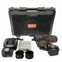 ☆中古品☆ MAX マックス 14.4V 充電式鉄筋結束機ツインタイア RB-442T-B2C/1450A バッテリー2個(5.0Ah)充電器 ケース付き128210 - 3