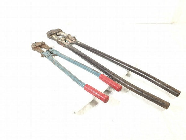 ☆中古品2点セット☆MCC ボルトクリッパー 600mm/900mm 手動式 番線カッター ボルトカッター 切断機 鉄線 手工具 ハンドツール132557 - 4