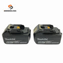 ☆中古品2点☆makita マキタ 18V 6.0Ah 純正 リチウムイオンバッテリー BL1860B 2個 残量表示付 急速充電対応 蓄電池 充電池137463 - 1
