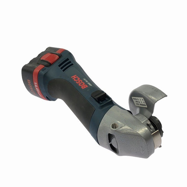 ☆中古品☆BOSCH ボッシュ 14.4V 100mm 充電式ディスクグラインダー GWS 14.4V/GWS14.4V バッテリ2個 充電器 刃複数付き129069 - 7