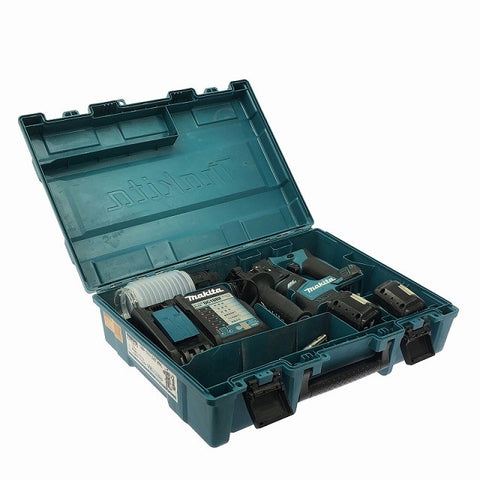 ☆比較的綺麗です☆makita マキタ 18V 17mm 充電式ハンマドリル HR171DRGX バッテリー2個(18V 6.0Ah) 充電器付き123908 - 0