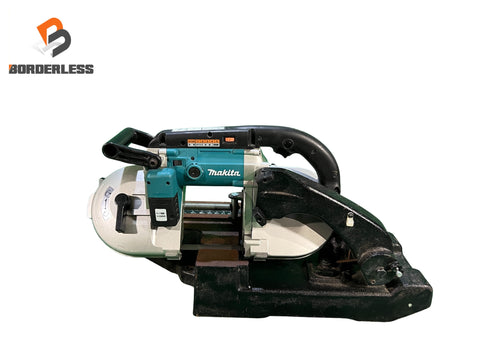 ☆中古品☆makita マキタ 100V ポータブルバンドソー 2107FW スタンド付 コード式 帯鋸切断機 鉄工用 パイプ切断機131491