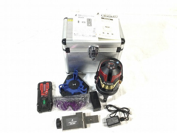 ☆美品☆SHINWA シンワ レーザーロボ レクシア 51AR 品番 70905 受光機 ケース付き 光学測定器 レーザー墨出し器114816 - 3