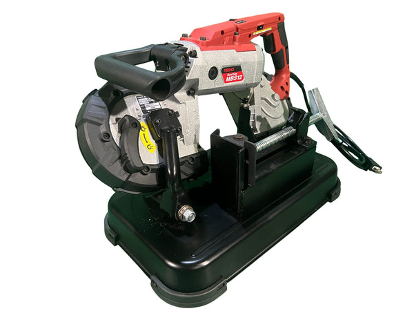 ☆中古美品☆MEIHO メイホー WAKITA ワキタ 100V 50/60Hz ポータブルバンドソー MBS12-1 替刃付 電動工具 帯鋸切断機135325 - 3