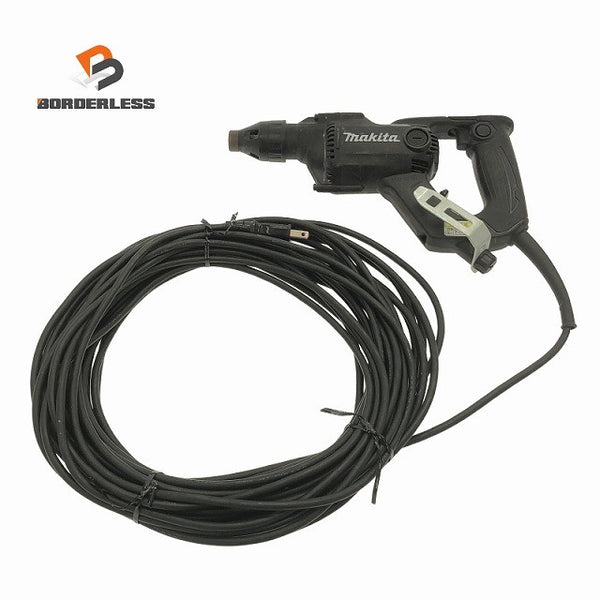 ☆中古品☆makita マキタ 100V スクリュードライバー FS6100 黒 コード式 ボード用ドライバー ボードドライバー119361 - 1