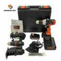 ☆極美品☆BLACK+DECKER 18V コードレスマルチツール EVO185 ヘッド ESH/ERS/EDD/EJS/EIH/EHH183 バッテリ2個(2Ah)充電器 ケース付134741 - 1