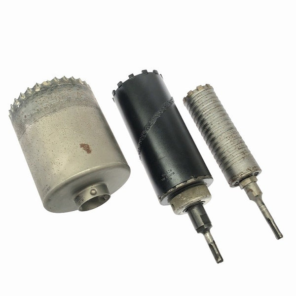 ☆中古美品 保管品3点セット☆ミヤナガ 振動用コアドリルSコア PCSW120C unika 乾式ダイヤDC ハウスB.M 乾式鉄筋コンクリート用118048 - 3