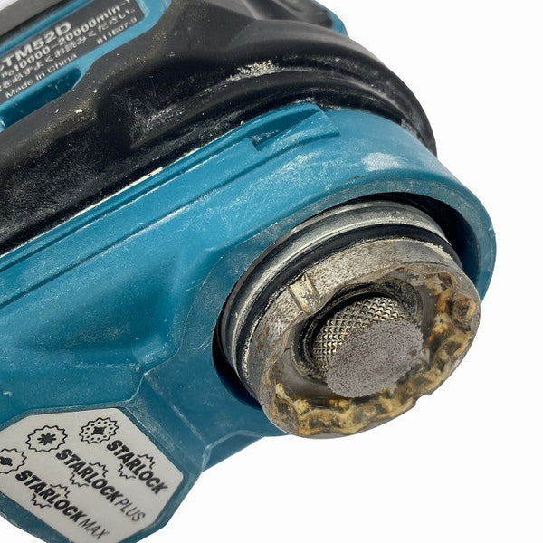 ☆中古品☆makita マキタ 18V 充電式マルチツール TM52D 本体のみ コードレス バッテリー式 カットソー マルチパワーツール 切削131687 - 6