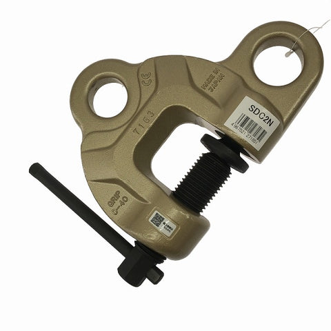 ☆未使用品☆ SUPERTOOL スーパーツール スクリューカムクランプ SDC2N ダブル アイタイプ 吊荷重2t  ツイストカム式 - 0