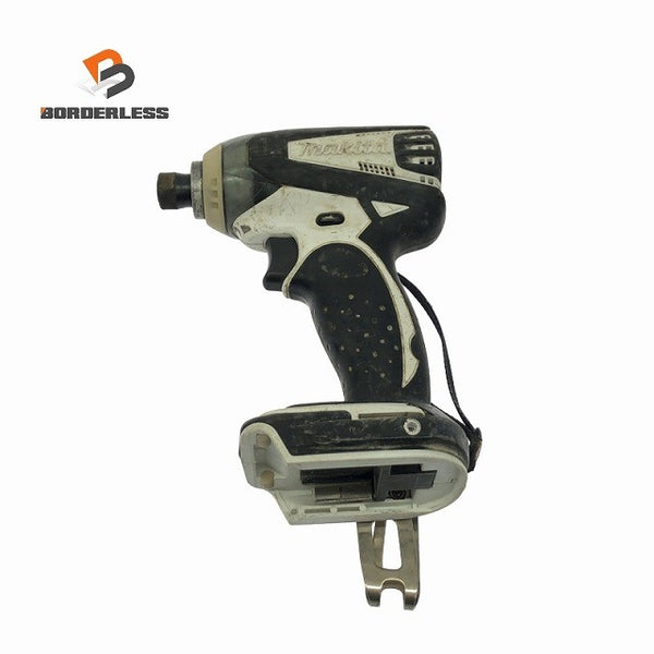 ☆中古品☆makita マキタ 14.4V 充電式インパクトドライバー TD133D 白/ホワイト 本体のみ コードレス バッテリー式123125 - 1
