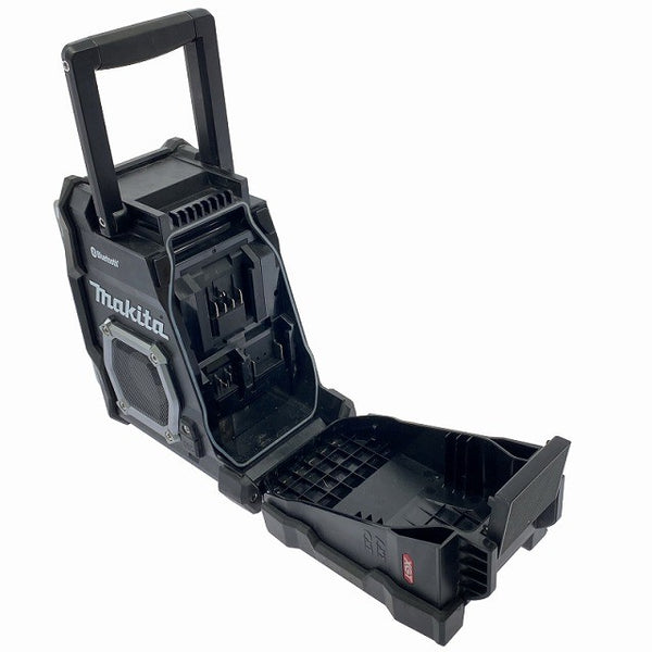 ☆中古品☆ makita マキタ 10.8V/14.4V/18V/40Vmax/100V 充電式ラジオ MR002G 黒/ブラック 本体+ACアダプター+バッテリー1個(6.0Ah)129144 - 6