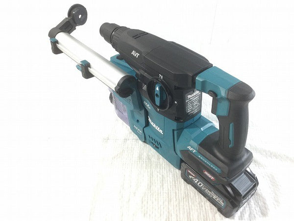 ☆未使用品☆makita マキタ 40Vmax 充電式ハンマドリル HR008GRMXV バッテリ2個(4.0Ah) 充電器 集じんシステム ケース付125355 - 7