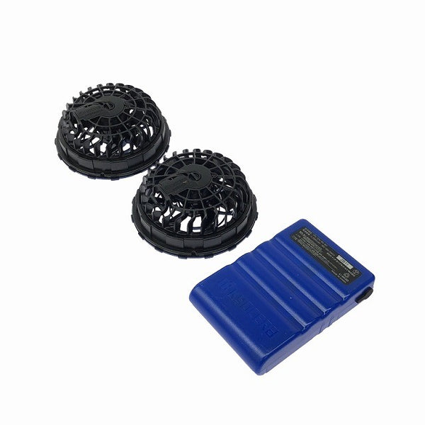☆未使用品セット☆BURTLE バートル 17V エアークラフト用 バッテリー AC300 青 ファンユニット AC311 青 空調作業服用118742 - 3