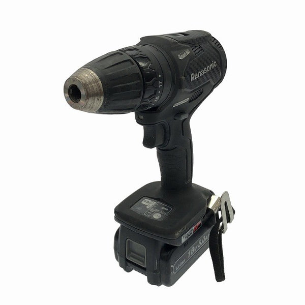 ☆中古品☆Panasonic パナソニック 14.4V/18V 充電振動ドリル＆ドライバー EZ79A3LJ2G-B 黒 バッテリ2個()18V5.0Ah) 充電器 ケース - 4