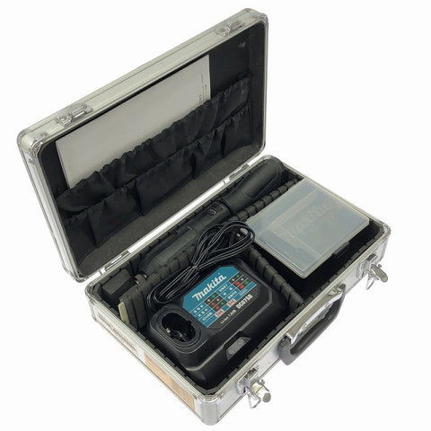 ☆中古品☆makita マキタ 7.2V 充電式ペンインパクトドライバ TD022DSHXB バッテリー2個(1.5Ah、1.0Ah) 充電器 ケース付135172 - 0