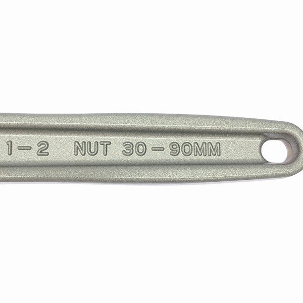 ☆未使用品☆MCC 松坂鉄工所 ポリパイプレンチ450 CWTP-450 水道用ポリエチレン管金属継手 締め付け ラチェット132450 - 8