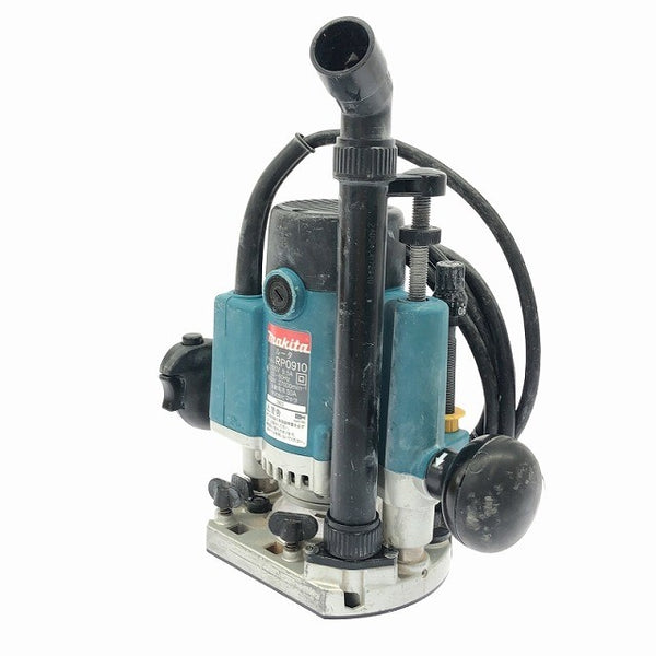 ☆中古品☆makita マキタ 100V ルーター RP0910 チャック孔径8mm コード式 トリマー 木材加工 切削117920 - 4