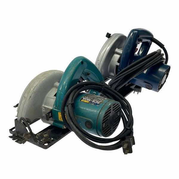 ☆中古品2点セット☆SHINKO/RYOBI 100V 160mm ブレーキ付 電気丸ノコ SCS-160A/W-560PS コード式 マルノコ 丸鋸 DIY 木工127158 - 4