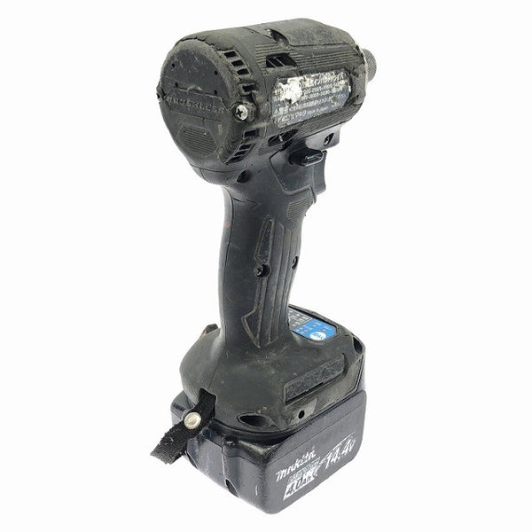 ☆中古品☆makita マキタ 14.4V 充電式インパクトドライバー TD161D 黒/ブラック バッテリ1個(14.4V4.0Ah) 充電器付 コードレス - 4