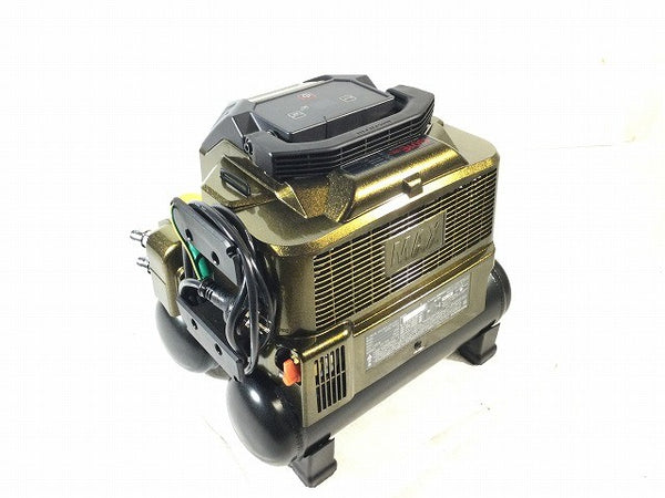 ☆未使用品☆MAX マックス 100V 8L 高圧/常圧 スーパーエアコンプレッサー AK-HL1301E アンバーオリーブ エア工具 大工道具134127 - 4