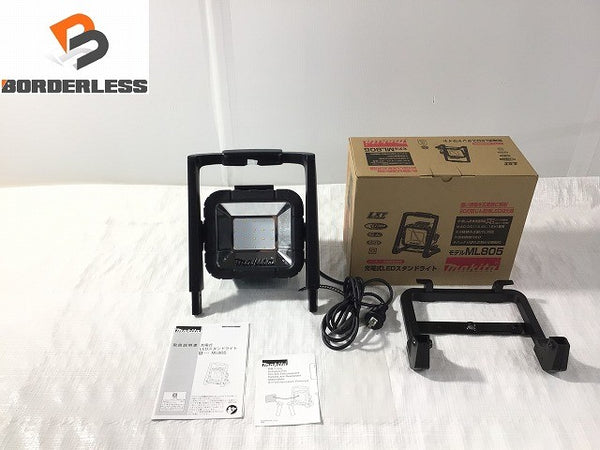 ☆未使用品☆ makita マキタ 14.4V/18V/100V 充電式LEDスタンドライト ML805 本体のみ 作業/現場ライト 投光器 LEDライト130197 - 1
