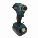 ☆美品☆makita マキタ 18V 充電式インパクトドライバー TD173DRGX 青/ブルー バッテリ2個(18V6.0Ah) 充電器 ケース付 コードレス114307 - 5