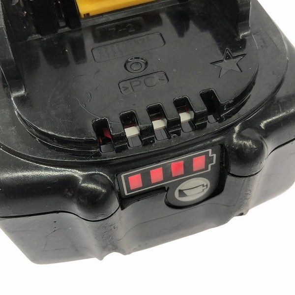 ☆中古品3点☆makita マキタ 18V 6.0Ah 純正 リチウムイオンバッテリー BL1860B 2個 残量表示付 充電器 DC18RF 蓄電池137174 - 7