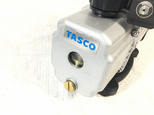 ☆比較的綺麗☆イチネンTASCO タスコ 100V オイル逆流防止弁付小型高性能 真空ポンプ TA150RB ケース付き バキュームポンプ130243 - 6
