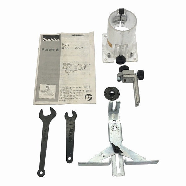 ☆中古品☆makita マキタ 100V 50/60Hz トリマ 3707FC 電動工具 面取り 溝切り 型抜き 窓抜き トリミング 木材加工 DIY117614 - 10