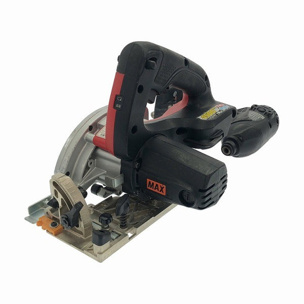 ☆中古品☆MAX マックス 14.4V 充電式丸のこ PJ-CS51 インパクトドライバー PJ-ID144 収納ケース付き 電動工具 DIY 日曜大工 - 6