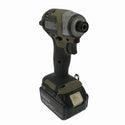 ☆中古美品☆makita マキタ 18V 充電式インパクトドライバー TD173DRGXO バッテリー2個(18V 6.0Ah)充電器 ケース付 締付け113727 - 5