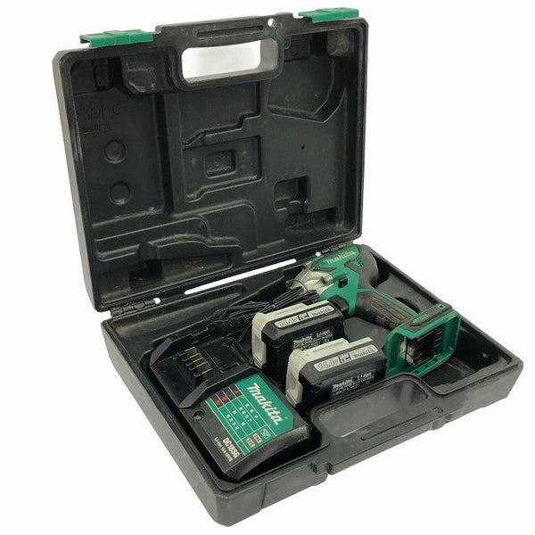 ☆中古品☆makita マキタ 14.4V 充電式インパクトドライバー MTD001DSX バッテリー2個(14.4V 1.5Ah) 充電器 ケース付136706 - 2