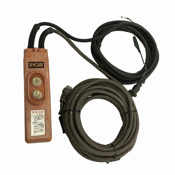 ☆中古品☆RYOBI リョービ 100V 小型ウインチ WI-125 リモコン付 荷重130kg 揚程20m 電動ホイスト 電動ウインチ137910 - 10