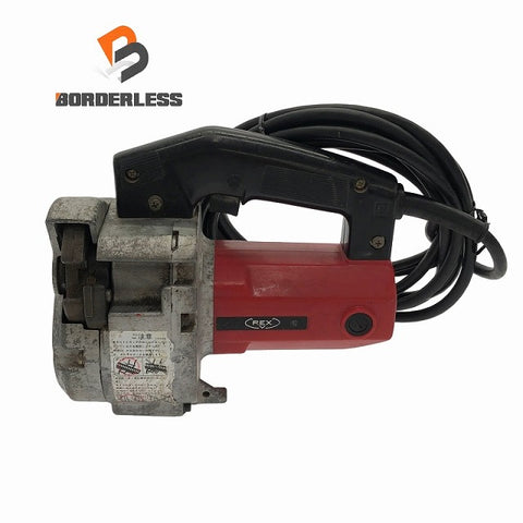 ☆中古品☆REX レッキス 100V 全ねじカッター RA10 能力W3/8 コード式 全ネジカッター 寸切りカッター