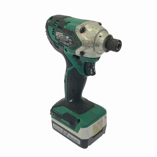 ☆中古品☆makita マキタ 14.4V 充電式インパクトドライバー MTD001DSX バッテリー2個(14.4V 1.5Ah) 充電器 ケース付 DIY用116979 - 5