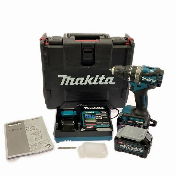 ☆未使用品☆makita マキタ 40Vmax 充電式振動ドライバドリル HP002GRDX バッテリー2個(40Vmax 2.5Ah) 充電器 ケース付き135245 - 3