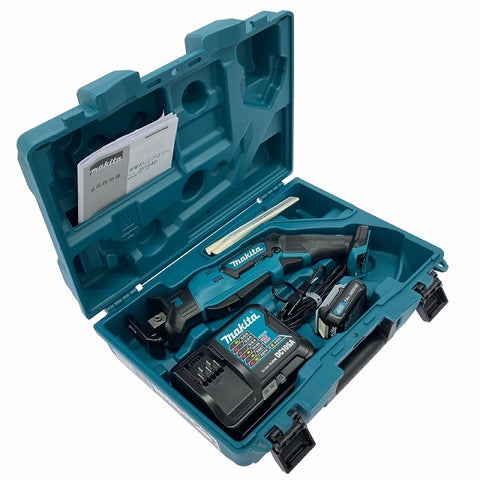 ☆未使用品☆makita マキタ 10.8V 充電式レシプロソー JR104DSH バッテリ1個(1.5Ah) 充電器 ケース付 コードレスセーバソー130599 - 0