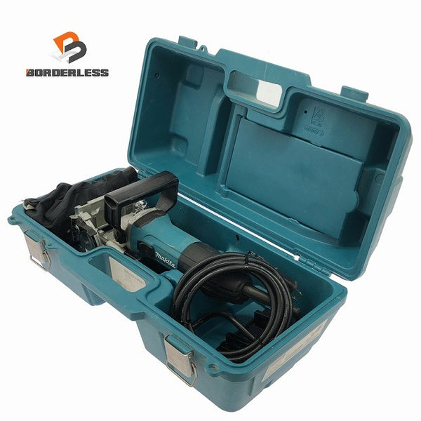 ☆中古美品☆makita マキタ 100V ジョイントカッター PJ7000 ケース付 コード式 ビスケットカッタービスケットジョイナー136749 - 1