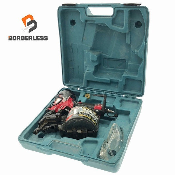 ☆中古品☆makita マキタ 65ｍｍ 高圧 エア釘打ち機 AN610H エア釘打ち機 ロール釘打機 ロール釘打ち機  コイルネイラ 大工道具115125 - 1