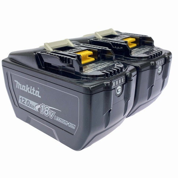 ☆未使用2個セット☆makita マキタ 18V 12.0Ah 純正 リチウムイオンバッテリー BL18120 A-79815 大容量 リチウムイオン電池 蓄電池129159 - 5