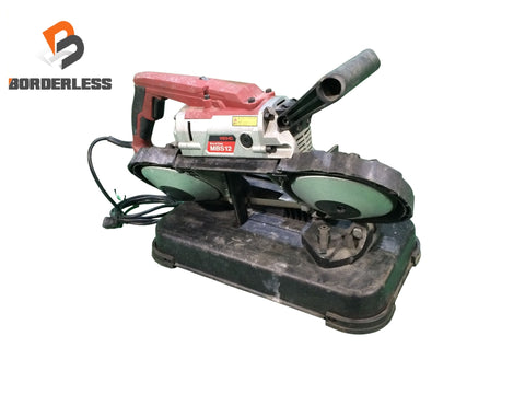 ☆中古品☆MEIHO メイホー ポータブルバンドソー MBS12 バイス付 コード式 帯鋸切断機 鉄工用 切断機 ワキタ120509