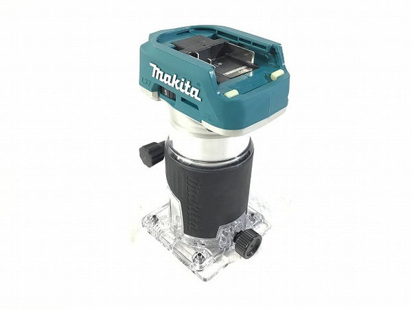 ☆未使用品☆makita マキタ 18V 充電式トリマー RT50DZ 青/ブルー 本体+付属品 切削 木材加工136806 - 5