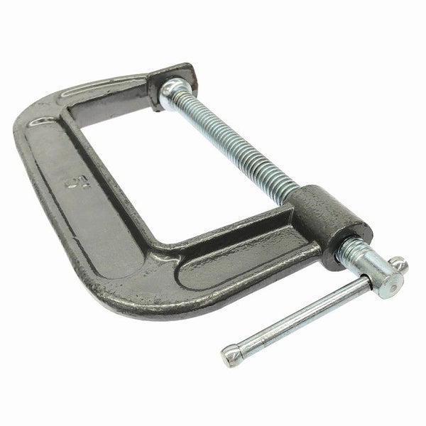 ☆中古品4個セット☆TAKAGI タカギ 高儀 強力型Cクランプ 125mm シャコ万力 C型 固定 H120×W245×D27 シャコマン 蝦蛄万力132950 - 5