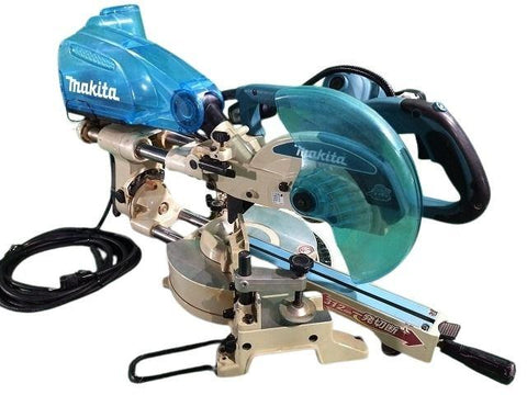 ☆中古品 コメント必読☆ makita マキタ 100V 50/60Hz 216mm スライドマルノコ LS0814F ライト付き 電動工具 切断117293 - 0